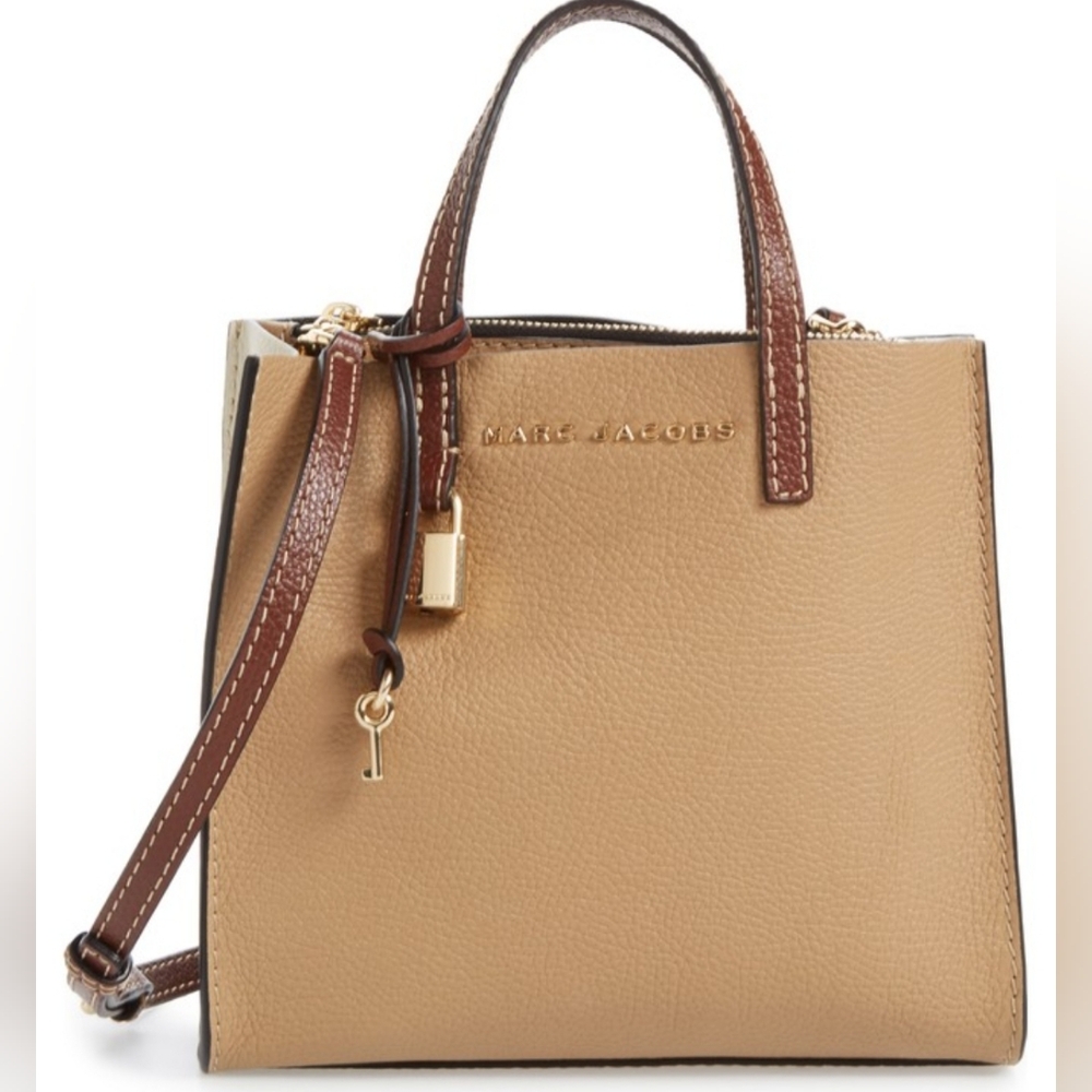 Marc Jacobs Mini Grind Leather Tote Bag